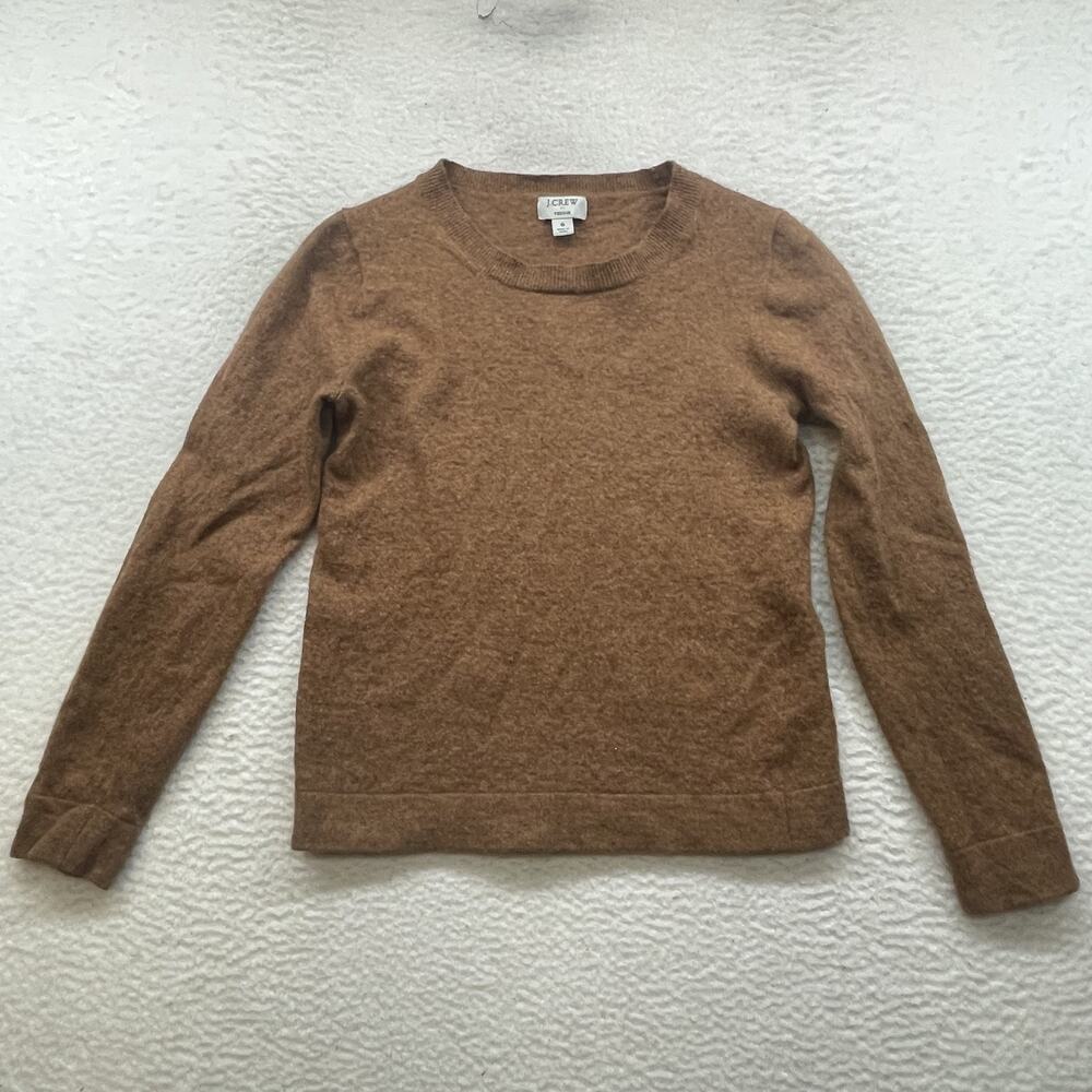 J Crew Teddie Sweater Womens Small Wool Blend Long Sleeve Pullover FA19 Cozy